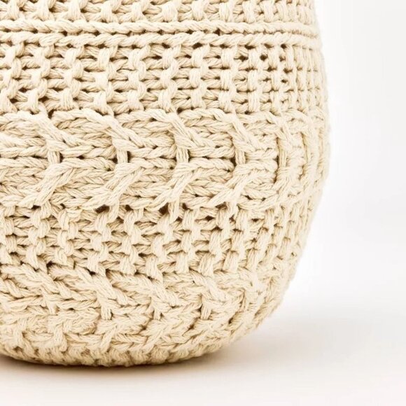 Threshold x Studio McGee Shaped‎ Crochet Egg Throw Pillow - Cream - Target 2024 - Picture 3 of 5